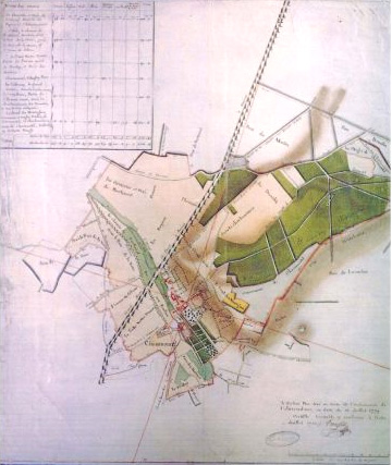 Plan de Chaumontel (terres, prés et bois) – Musée Condé Chantilly-cliché jmrb_2007