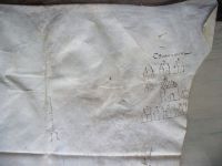 Carte manuscrite sur parchemin de 1528 - Archives du Musée Condé Chantilly CP-C-0100) - cliché jmrb_2006