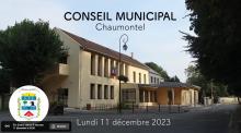 Conseil Municipal 11.12.2023